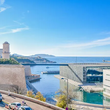 Bienvenue A : Vue Sur Le Mucem Et La Mer ! *